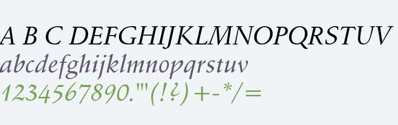 Schneidler Medium Italic BT