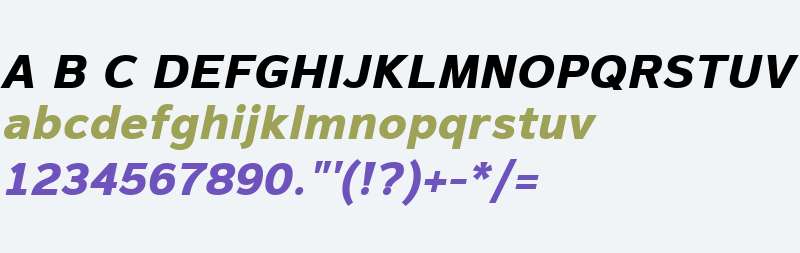 Magnum Sans W01 Extra Bold Obl V2