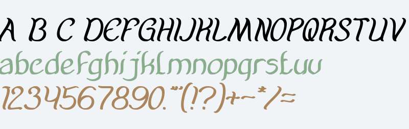 Amazing Symphony Bold Italic