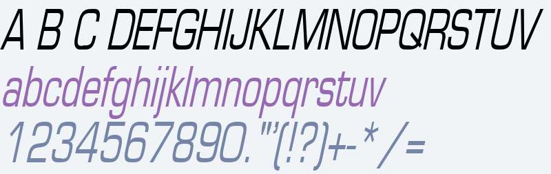 Eurasia Thin Italic