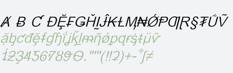 Hack Attack Light Italic