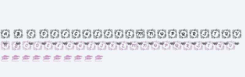 Winter Ribbon Monogram Regular