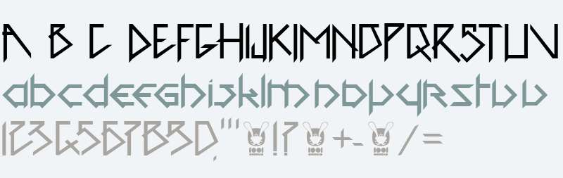 1001head Font