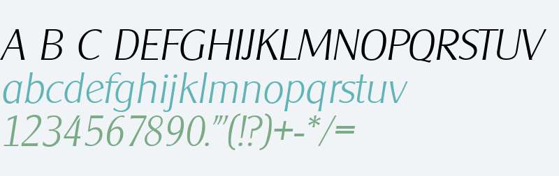 ClearGothicSerial-Xlight-Italic