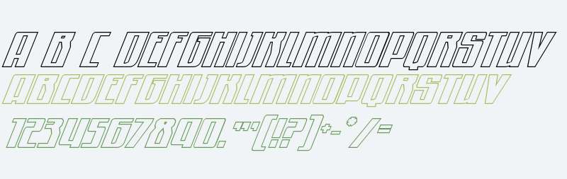 Quantum of Malice Outline Italic