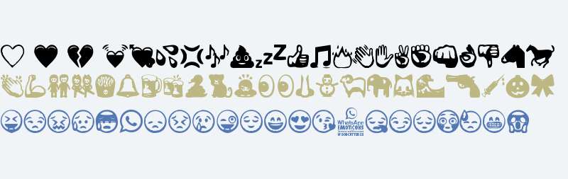 whatsapp emoticons