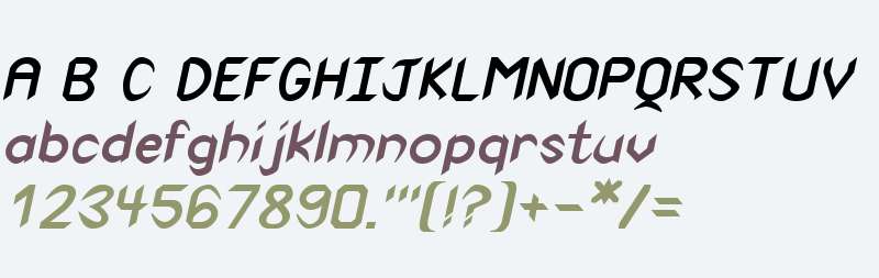 Spike-Condensed Bold Italic