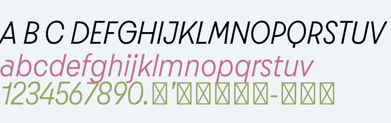 Komplekt 060 Italic TRIAL