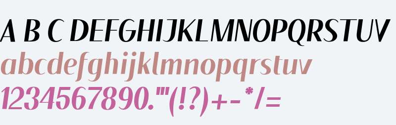 Floane Bold Italic