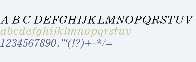 Ionic MT Std Italic