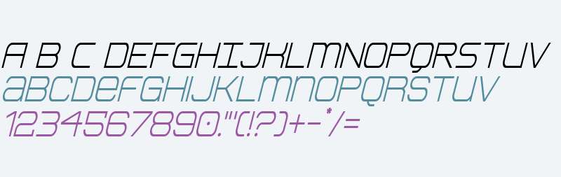 Head Human Condensed Italic