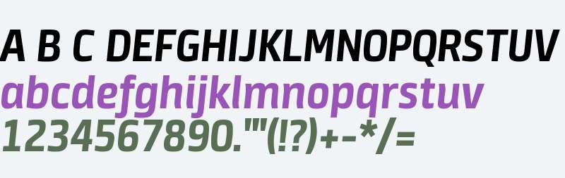 Neuron Angled W01 Bold Italic