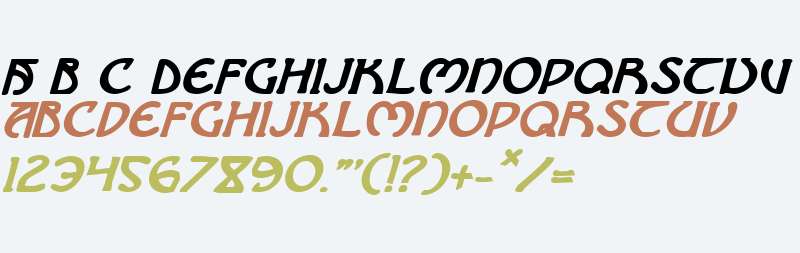 Brin Athyn Bold Italic