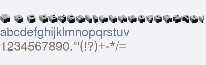 Cubefont