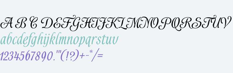 Alys Script Bold plus Regular plus