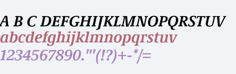 Demos Next W04 Bold Italic