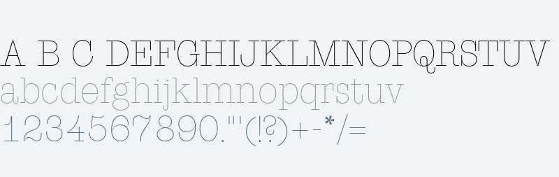 Suomi Slab Serif W01 Thin