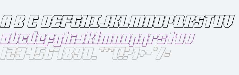 Mobile Infantry 3D Italic