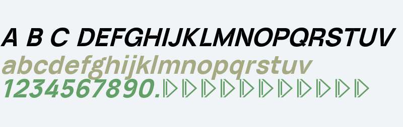 ID Grotesk Trial Bold Italic