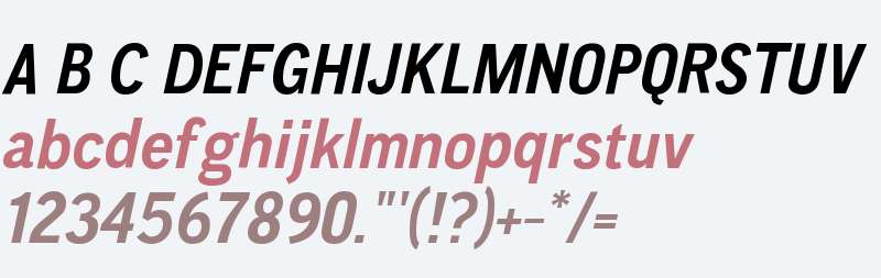 CA Normal W01 Bold Italic