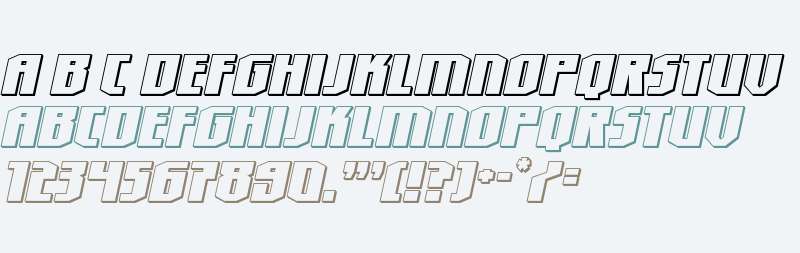 Hero Worship 3D Italic