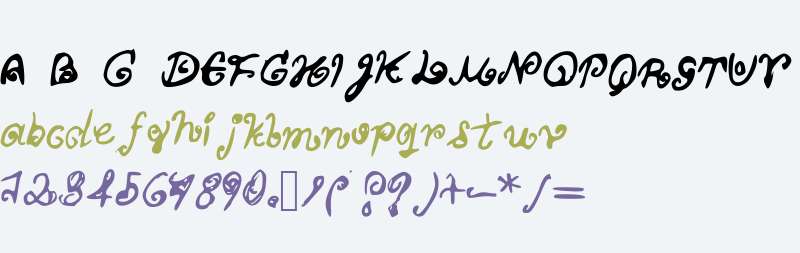 MyScriptFont V1