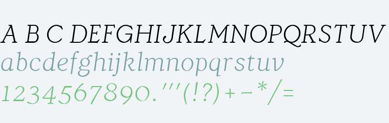 Sienna Thin Italic