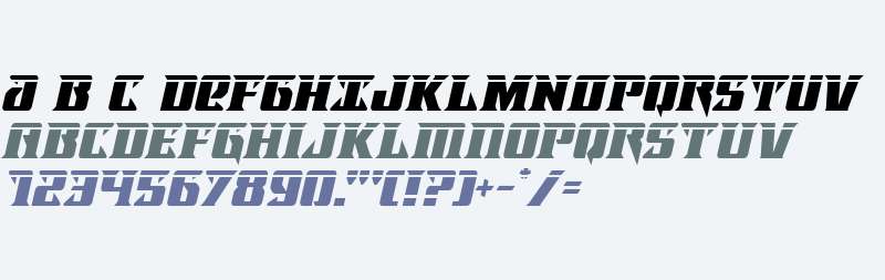 Lifeforce Laser Italic