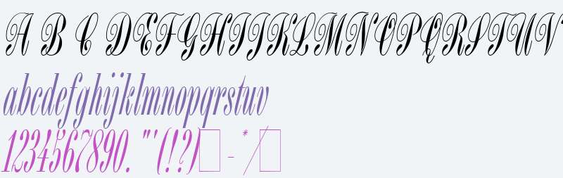 Bordeaux Script Plain