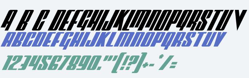 Vindicator Super-Italic