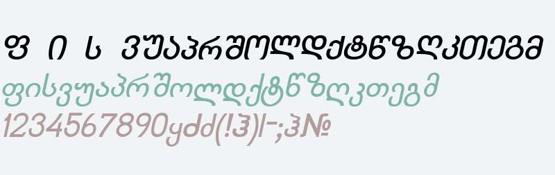 Kolkhety-ITV Bold Italic