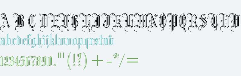 Blackletter 686 BT V1