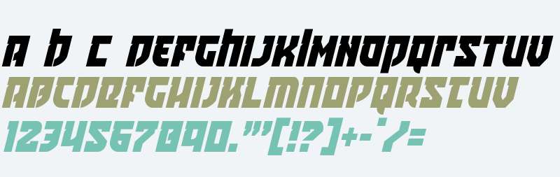 Crazy Ivan Condensed Italic