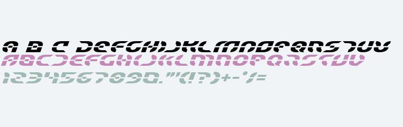 Starfighter Bold Expanded Italic