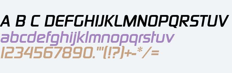 Sol W01 Bold Italic