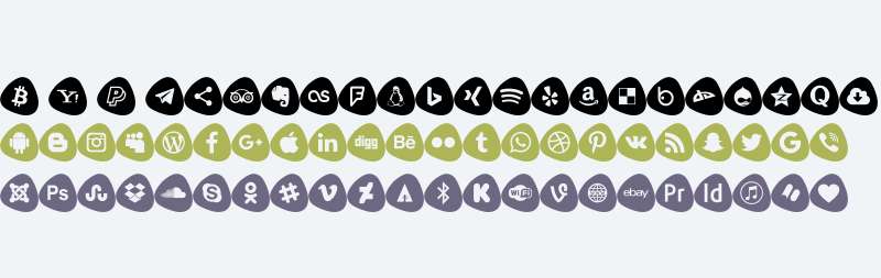 Social Logos Color