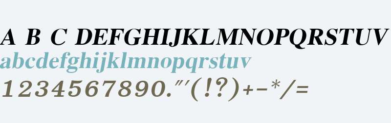 EucrosiaUPC Bold Italic