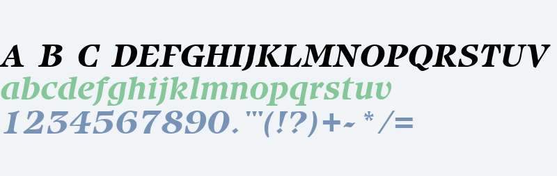 Isbell ITC W01 Bold Italic
