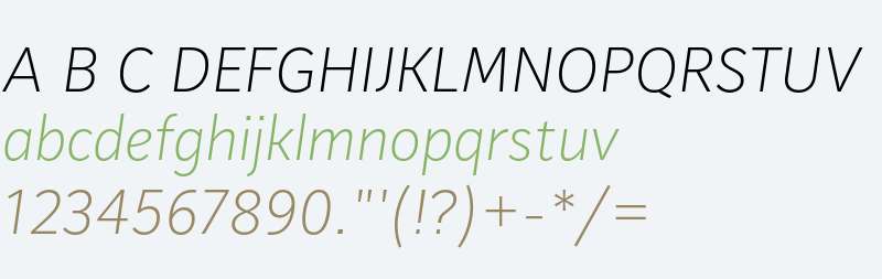 Mediator Web Extra Light Italic