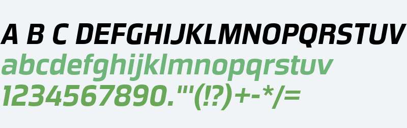 Great Escape W00 Bold Italic