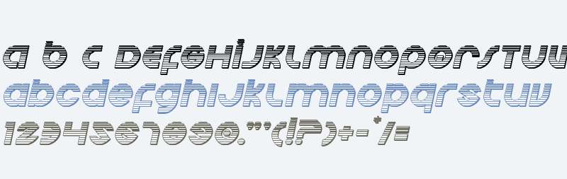 Echo Station Chrome Italic