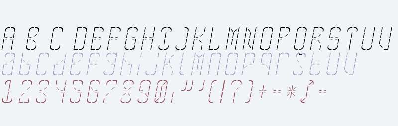 SkreanFine Oblique W00 Regular