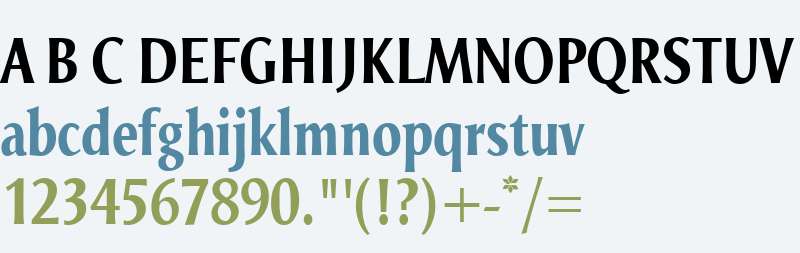 Odense W00 BoldCondensed