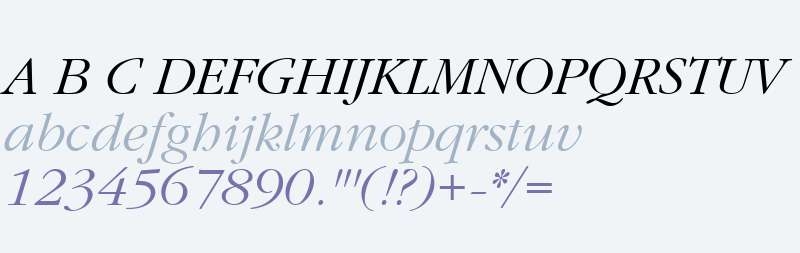 Classic Russian Italic:001.001