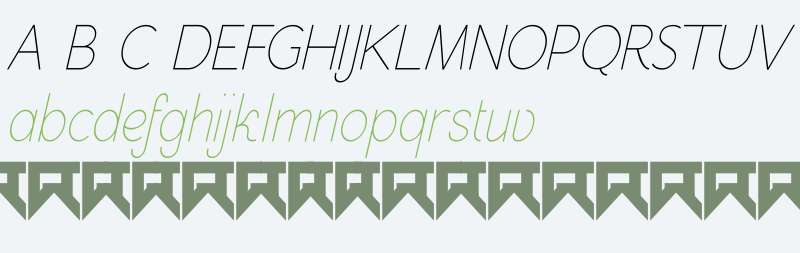 Mercusuar Thin Italic