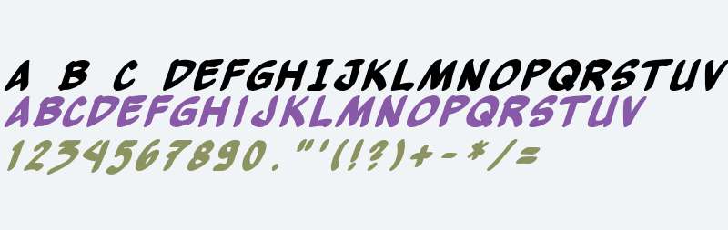 Yew Basturd BoldItalic