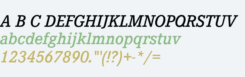Corporate E W02 Demi Italic