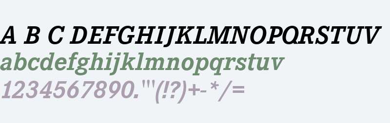 Corporate E Bold Italic