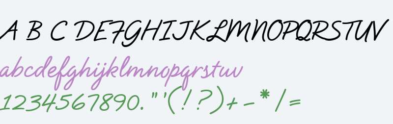 Natural Script Bold W00 Regular