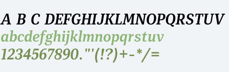 Mediator Serif Narrow Web Bold Italic